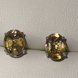 3 carat tw oval stud earrings 4 prong basket sterling silver 925